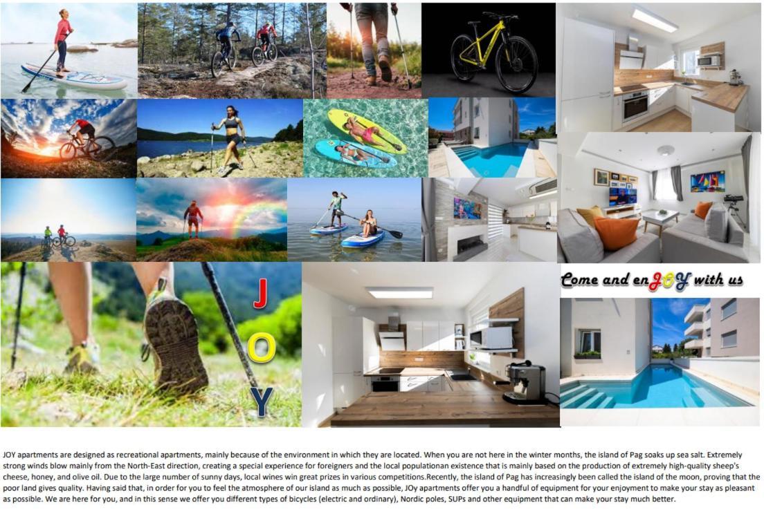 Joy 2 Apartment Novalja Exteriér fotografie